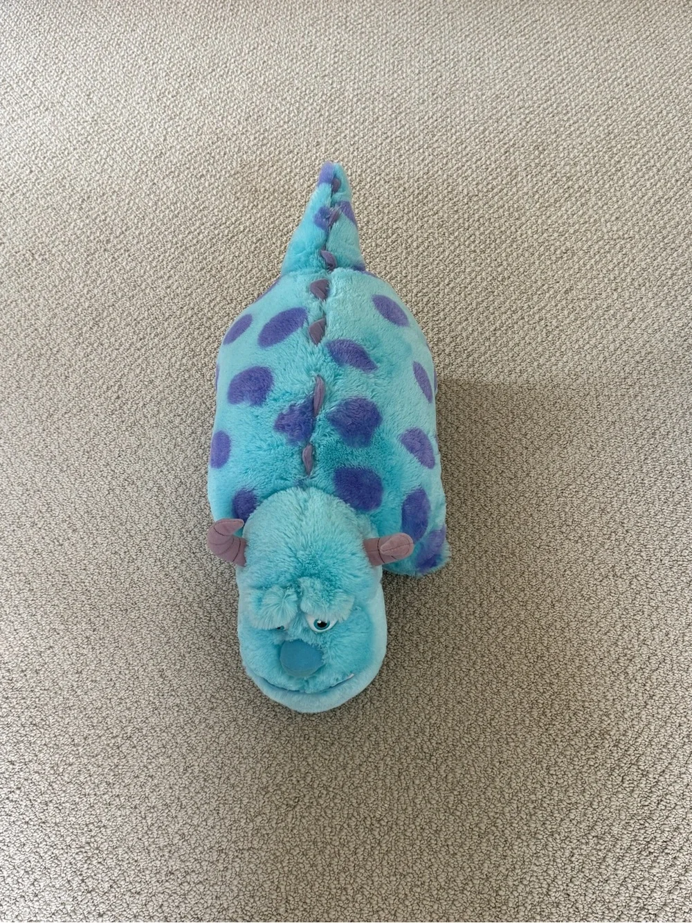 Plush Blue & Purple Sully Monster Stuffed Animal